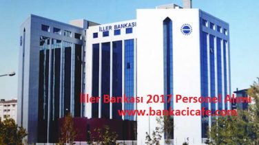 İller Bankası Personel Alımı 2017